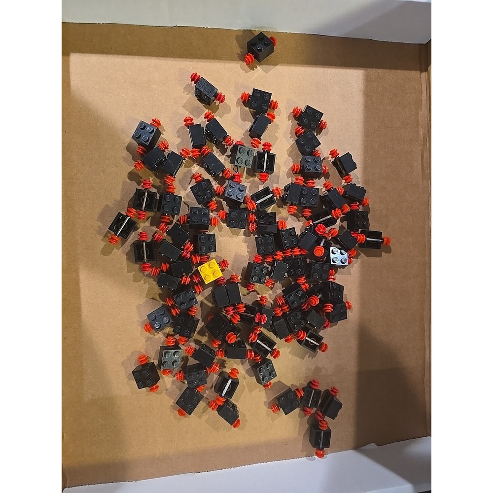 LEGO Technic Axle Pin Connector Black 2 x 2 Lot Vintage Pieces